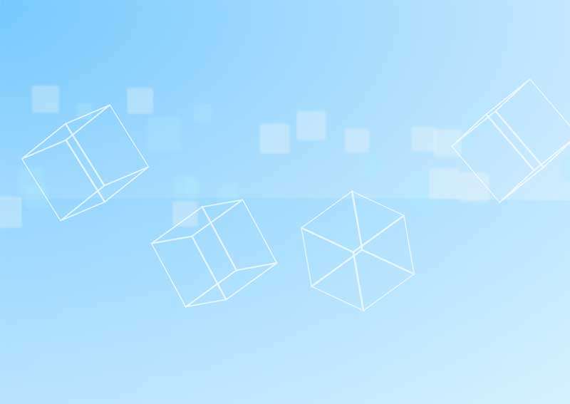 纯css3绘制透明的白色方块和蓝色背景结合网页动画特效