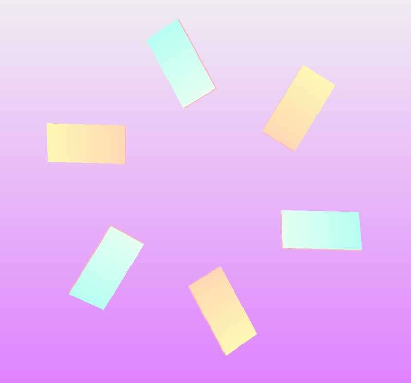 TweenMax绘制六块板构成的六角形图形旋转特效