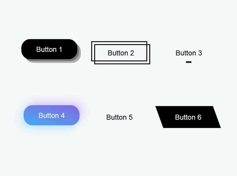 css3按钮悬停动画特效