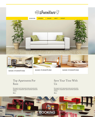 房屋装饰公司静态html网站模板