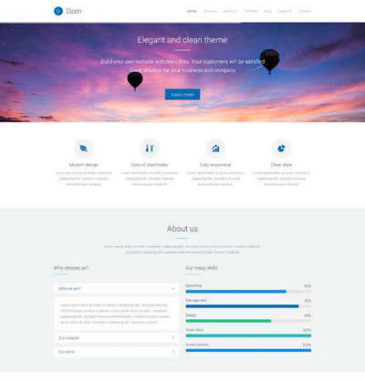 响应式网络外包优化公司html网站模板