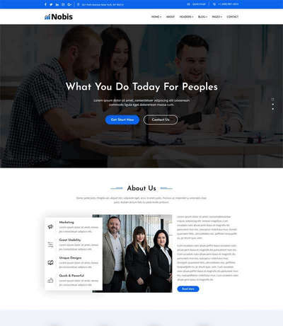 金融投资咨询企业网站bootstrap模板