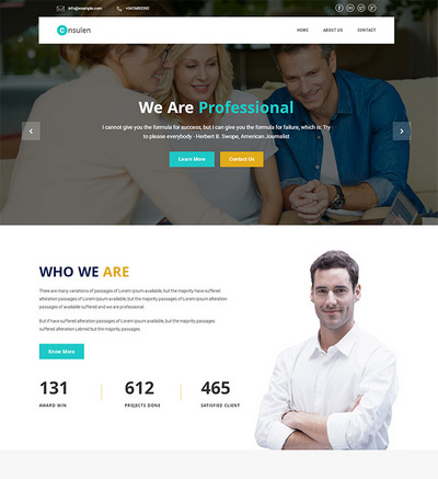 Bootstrap互联网公司静态网站模板