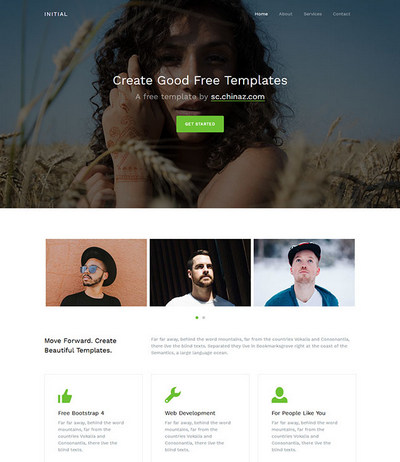 简单通用免费html静态网站模板