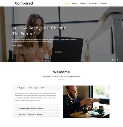 集团企业官网html5整站静态页面模板