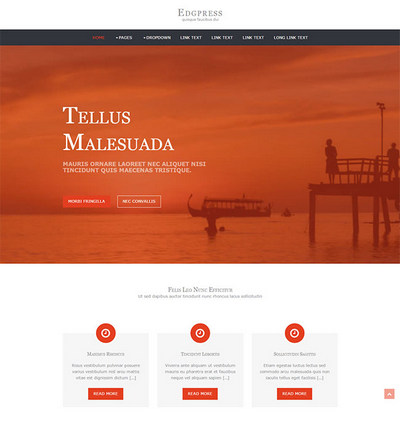 简洁企业个人通用单页html网页模板