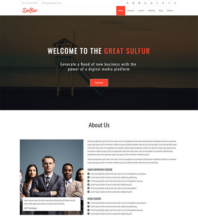 UI设计企业通用html网站模板