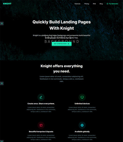软件展示销售营销页html静态网站模板