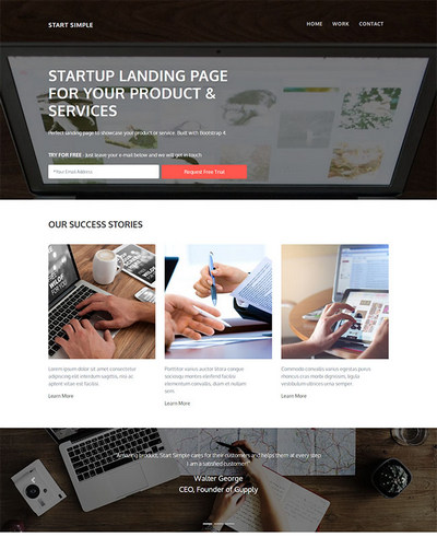 创意策划工作室响应式单页html模板