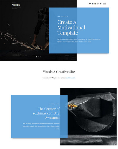 钢铁切割加工企业html网页模板