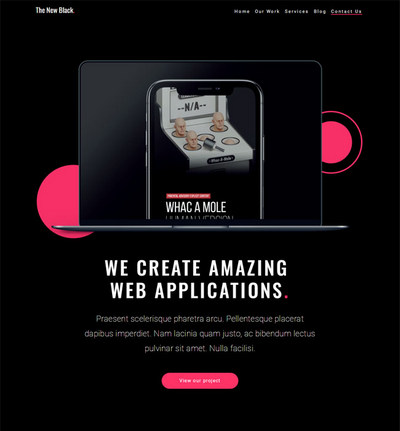 创意响应式设计公司通用html单页模板