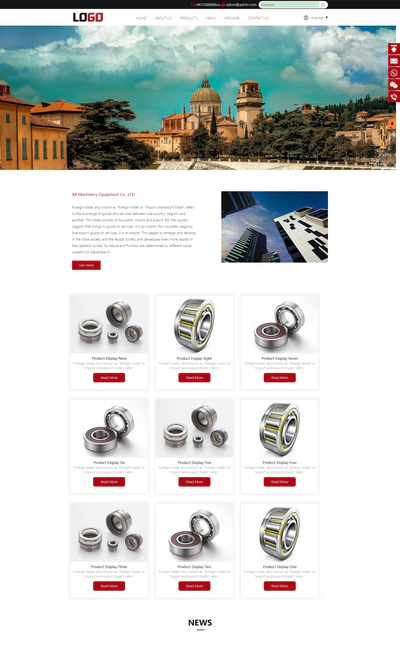 (PC+WAP)带翻译功能的多语言外贸网站模板